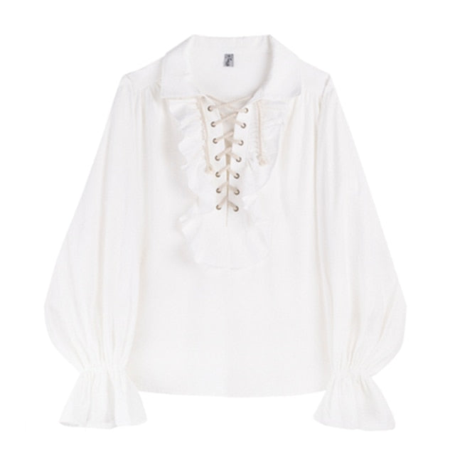 Blusa con mangas acampanadas