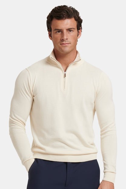 SANTONI - JERSEY CON CREMALLERA DE CUARTO