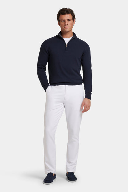 SANTONI - JERSEY CON CREMALLERA DE CUARTO