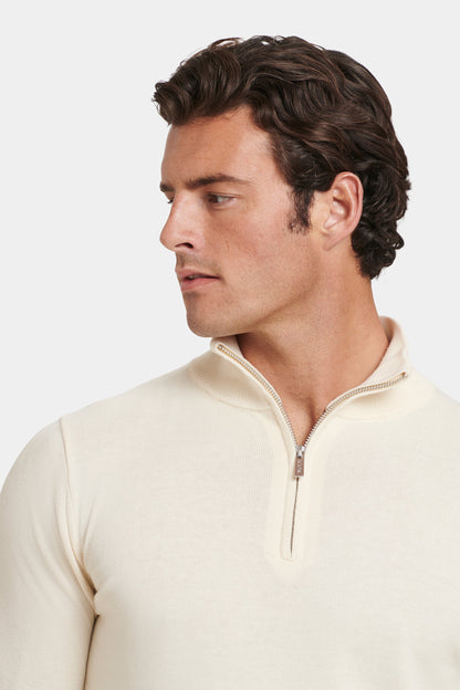 SANTONI - JERSEY CON CREMALLERA DE CUARTO