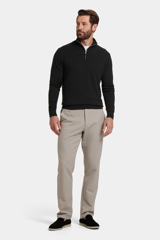SANTONI - JERSEY CON CREMALLERA DE CUARTO