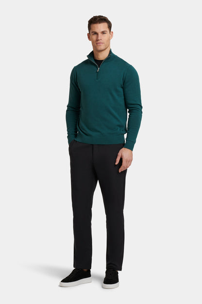 SANTONI - JERSEY CON CREMALLERA DE CUARTO