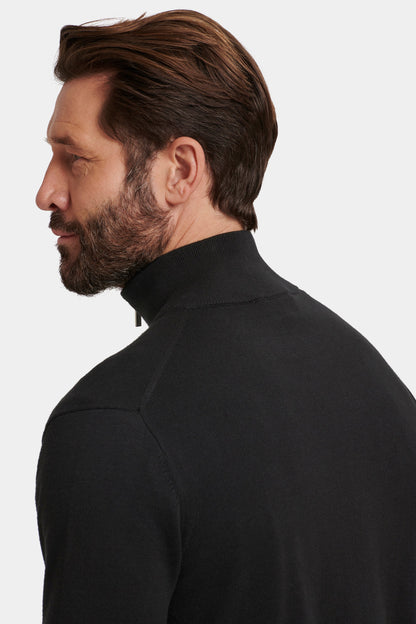 SANTONI - JERSEY CON CREMALLERA DE CUARTO
