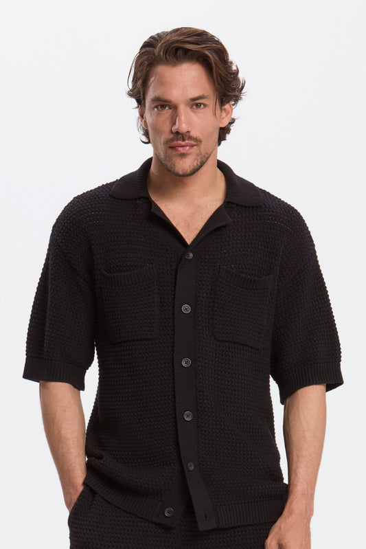 CROCHET - CAMISA MATESE SS