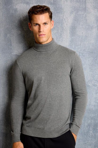 SANTONI - TURTLENECK SWEATER