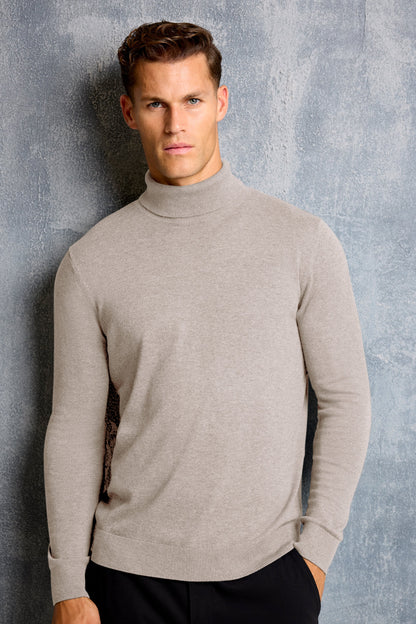 SANTONI - TURTLENECK SWEATER