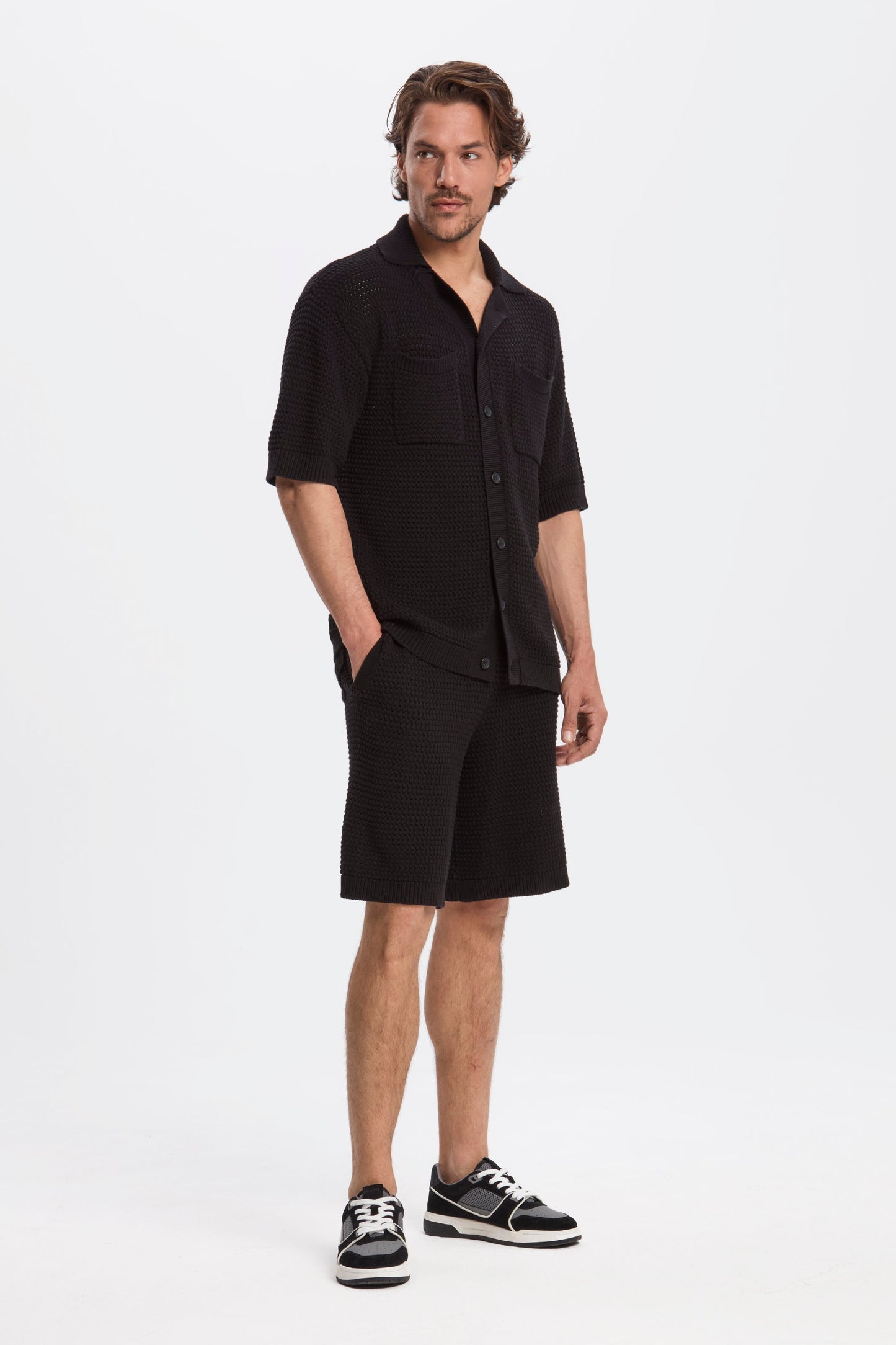 CROCHET - CAMISA MATESE SS