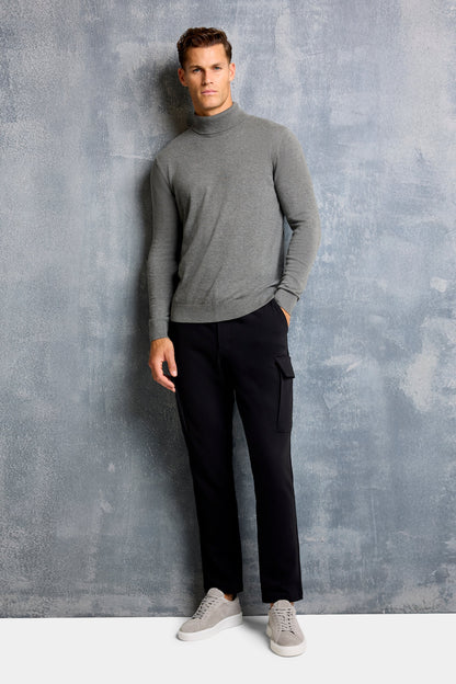 SANTONI - TURTLENECK SWEATER