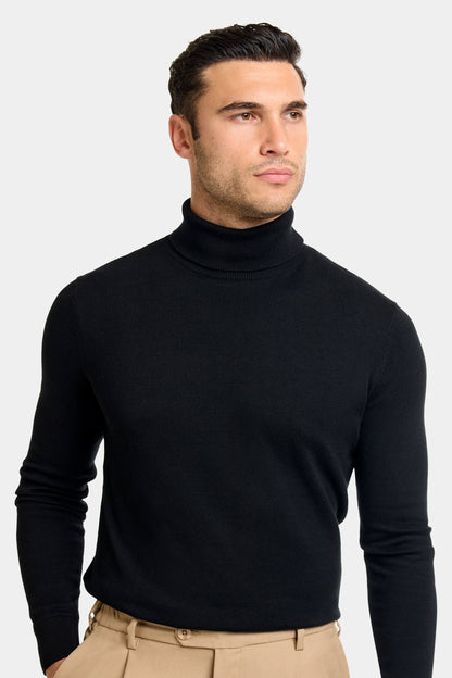 SANTONI - TURTLENECK SWEATER