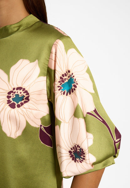 Asia - Vestido de manga corta Delin