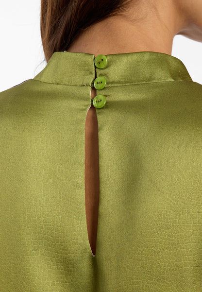 Asia - Vestido de manga corta Delin