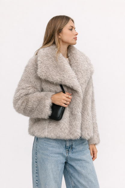 Fluffy - Abrigo de piel