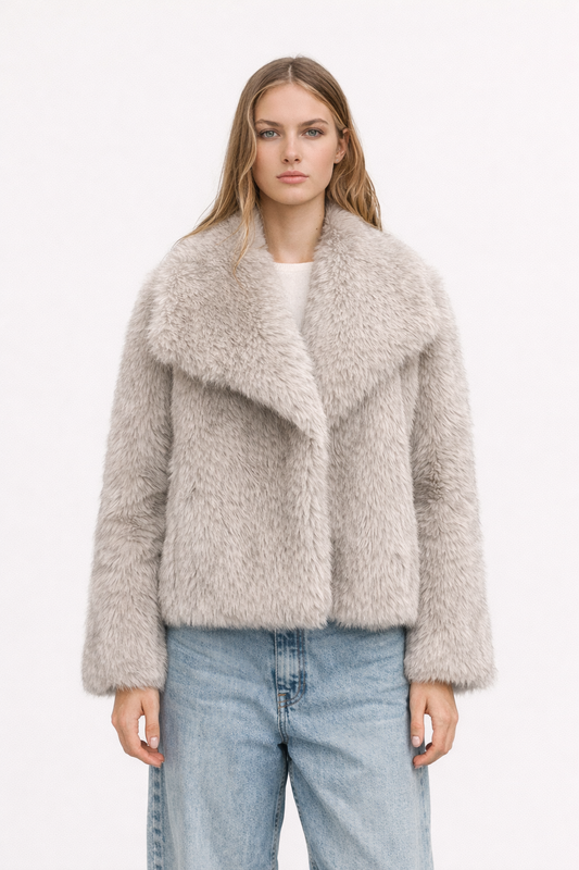 Fluffy - Abrigo de piel