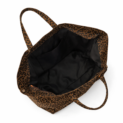Bolso con estampado de leopardo
