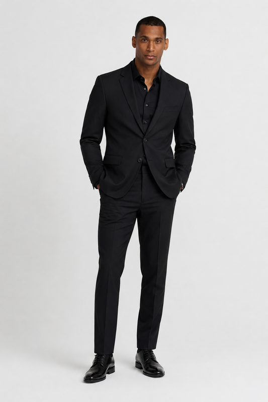 Lort - Traje de corte regular (conjunto de 2 piezas)