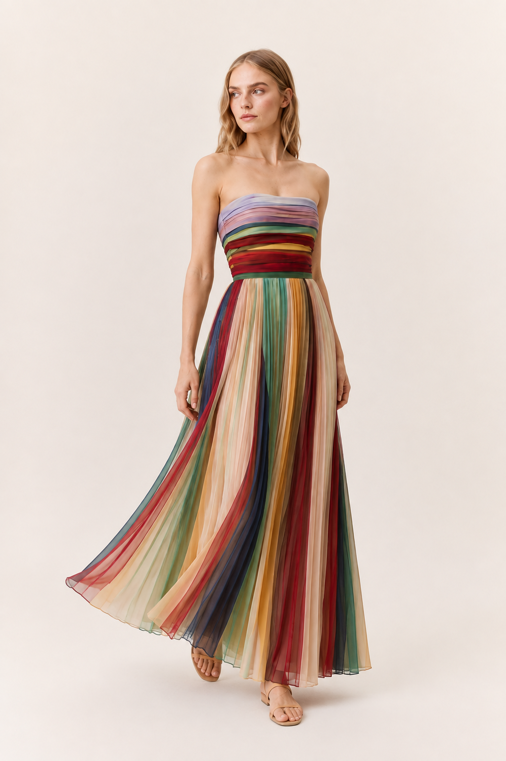 Evelyn - Vestido largo elegante