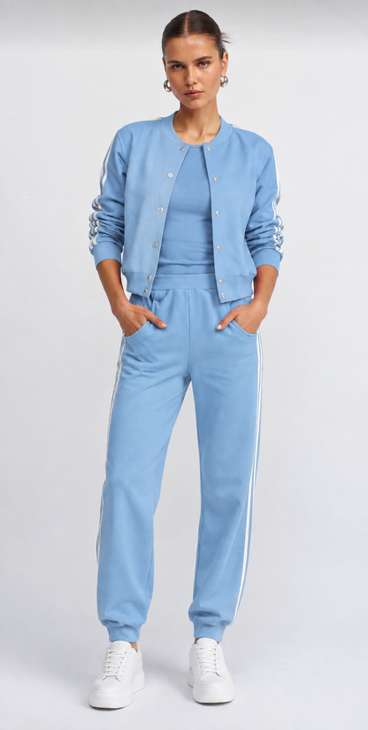 Damen - Conjunto informal de 3 piezas