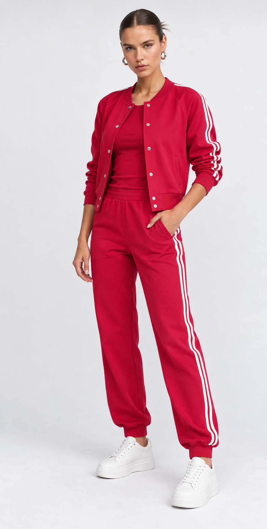Damen - Conjunto informal de 3 piezas