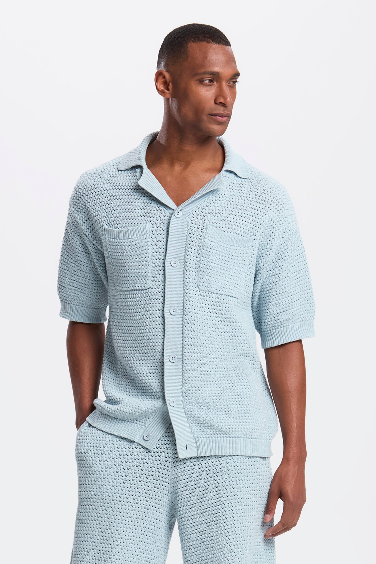 CROCHET - CAMISA MATESE SS