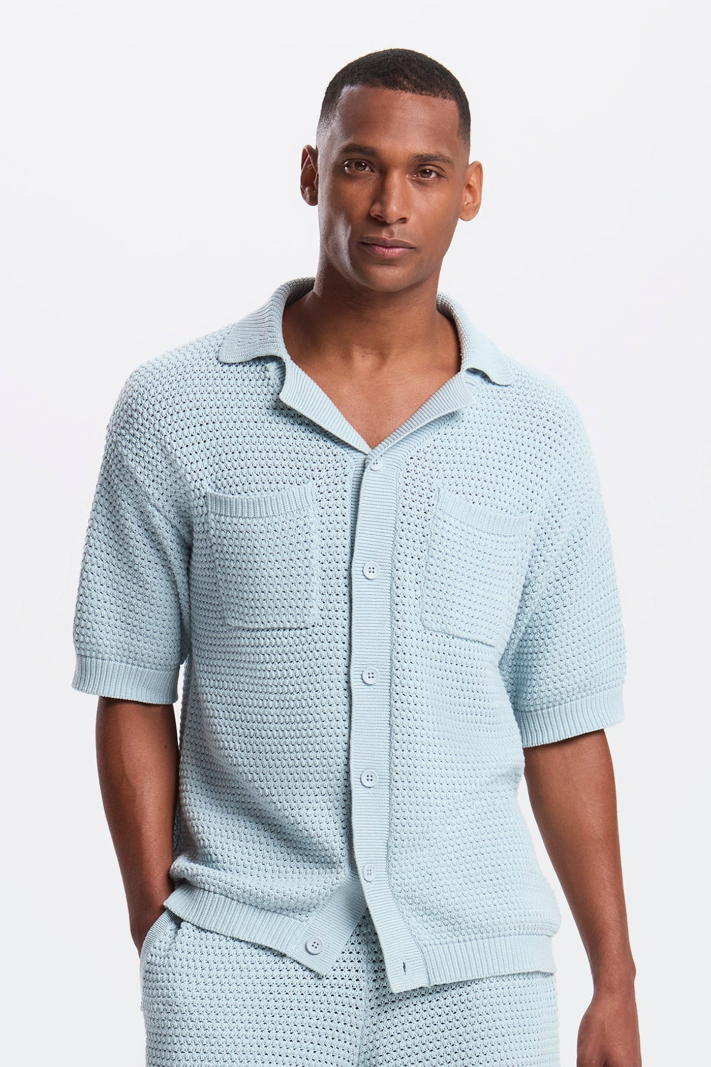 CROCHET - CAMISA MATESE SS