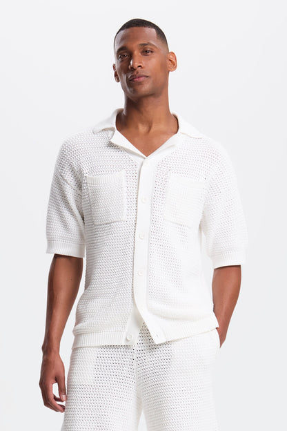 CROCHET - CAMISA MATESE SS