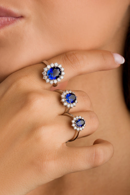 Diana - Anillo Zafiro