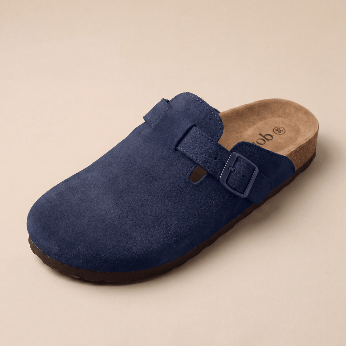 Zuecos de ante auténtico de Lia Moreno