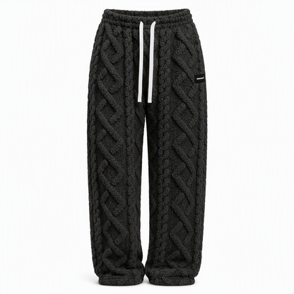 Mit - Pantalones de estar por casa cómodos y cálidos para mujer, con forro de franela